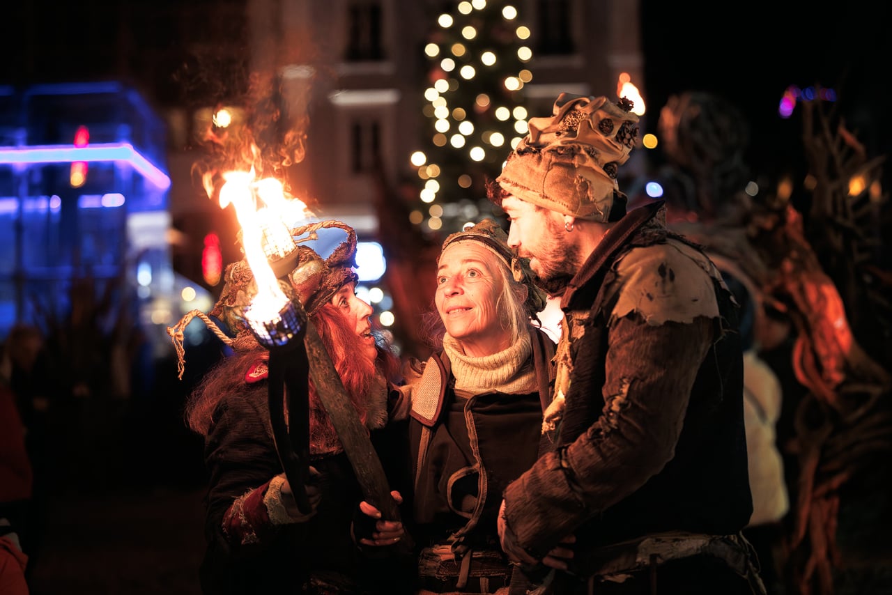 Show at the Fabuleux Village des Flottins