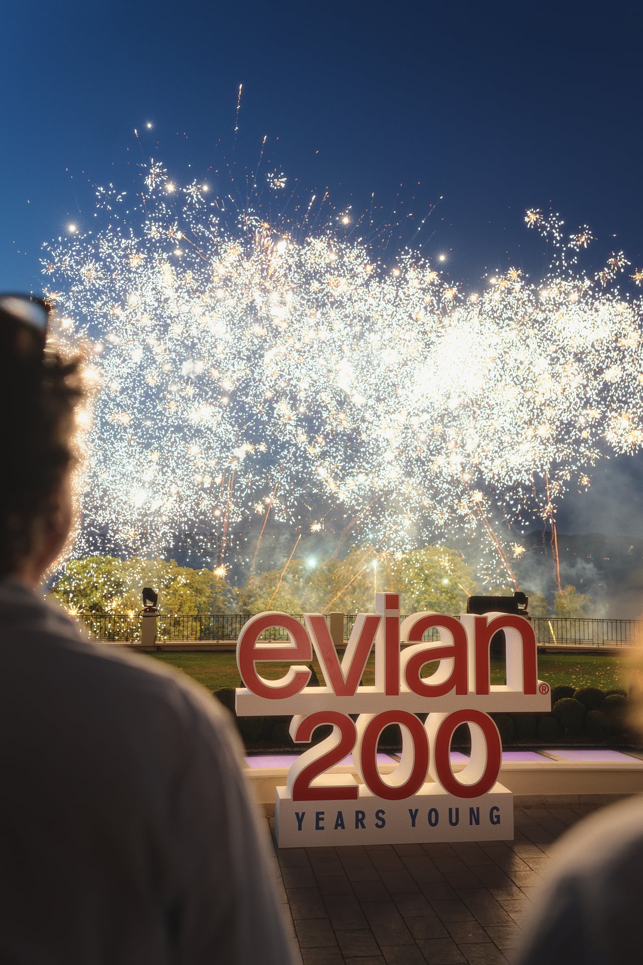 Fireworks at Evian’s 200th anniversary evening